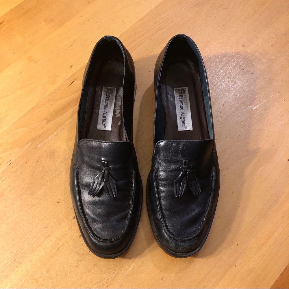 Vintage Etienne Aigner Leather Loafers Size 8